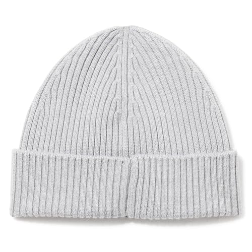 HUGO Men's Small Logo Ribbed Beanie
