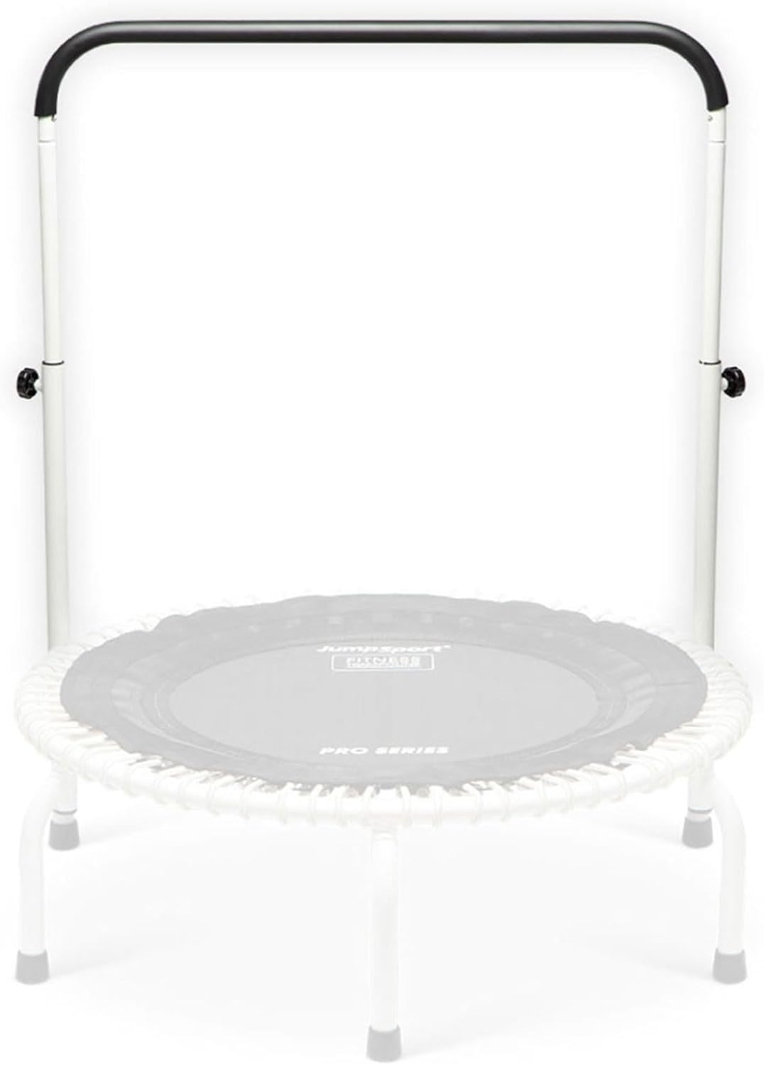 JumpSport Handle Bar Accessory for Arched Leg Fitness Trampolines | Black | Adjustable Height Settings | Trampoline Not Included