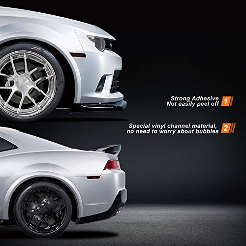 Blackout Vinyl Side Marker Light Wraps for Chevy Camaro 2010-2015 - Precut Overlay