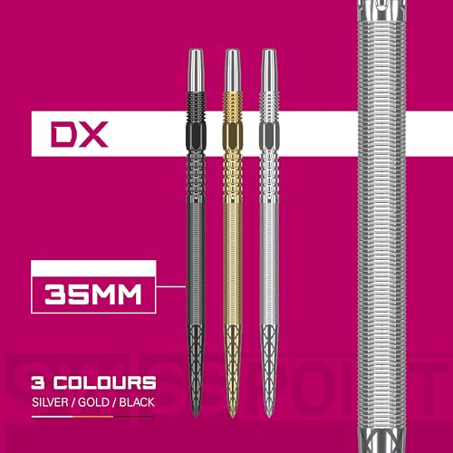 Target Darts Swiss Point DX Gold 35mm Interchangeable Dart Tips - Set of 3