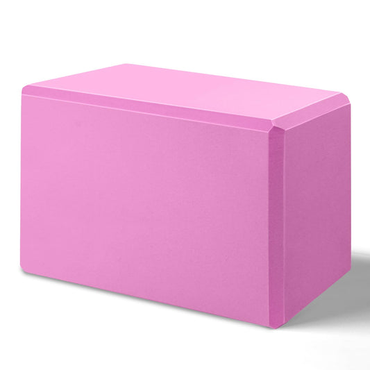 2025 Biguphate Yoga Blocks 9x 6x4 Inch，EVA Foam Yoga Block Supportive Latex-Free, Non-Slip Exercise Blocks, Yoga Accessories for Pilates, Meditation, Balance, Stretching and Deep Poses（Magenta）
