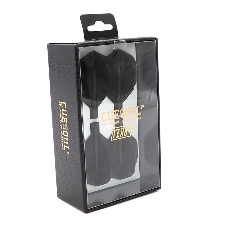 Dart Flights AK4P TERO Plus Double Direction Telescopic & Rotating System - Black