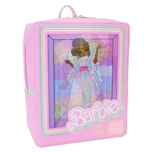 Loungefly Barbie 65th Anniv. Doll Box Triple Lenticular Mini Backpack | Barbie Accessories Standard