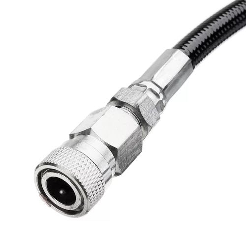 Manloney LLC Paintball Airsoft Fill Whip Hose 4500psi PCP Fill ing & Charging System with Foster Quick-Detach Hose Assembly (24 inches Length/Female DN2 Charging System)