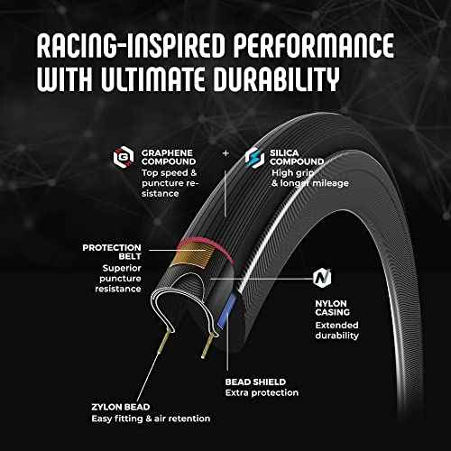 Vittoria Corsa N.EXT G2.0 Road Bike Tires for Training and Competition (34-622 Foldable, Black)
