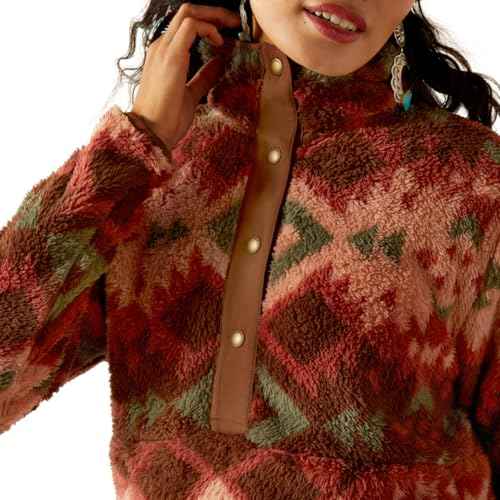 ARIAT Women's Berber Snap Front Sweatshirt