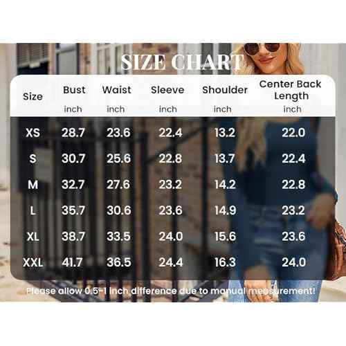 Zeagoo Womens Long Sleeve Henley T Shirts Button Ribbed Knit Slim Fitted Tee Tops Basic Casual Work Blouse XS-XXL