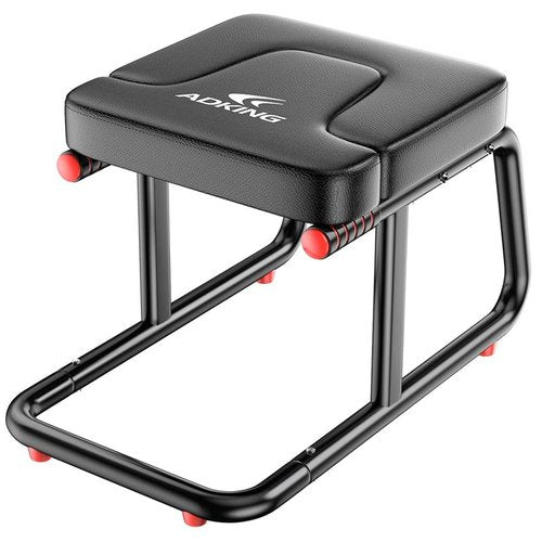 PEENHO Multi-Functional U-Shaped Stool Chair – 250KG Capacity, Double Armrest, Non-Slip Yoga Fitness Aid, Thick Breathable Mat, Home & Gym Stability Stool (Black)