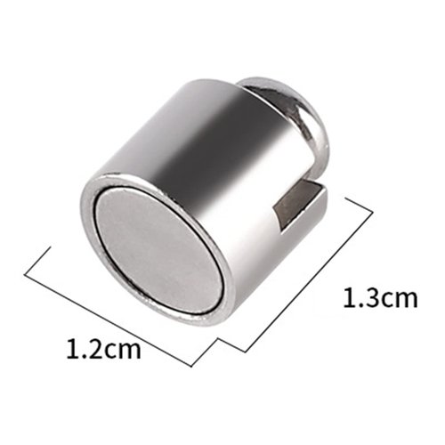 Universal Bike Metal Stopwatch Magnet Wear-Resistant Lightweight Powerful Absorption Bike Odometer Magnet Bicycle Computer Magnetic Sensor for Bike Odometer Speedometer Bike Supplies Silver