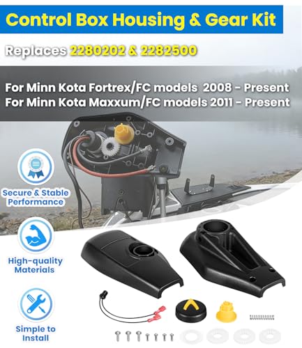 Control Box Housing & Gear Repair Kit for Minn Kota Trolling Motors