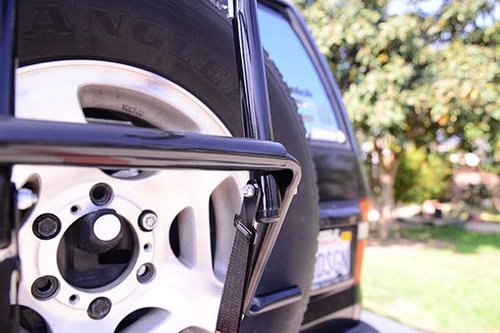 Allen Sports Deluxe 2-Bike Spare Tire Rack , Black