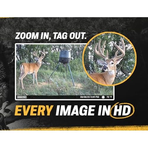 Moultrie Edge 2 Cellular Trail Camera - Auto Connect Nationwide 4G LTE - On Demand 36MP Photo - 1080P Video with HD Audio - 100 Ft Detection Range - Low Glow Flash