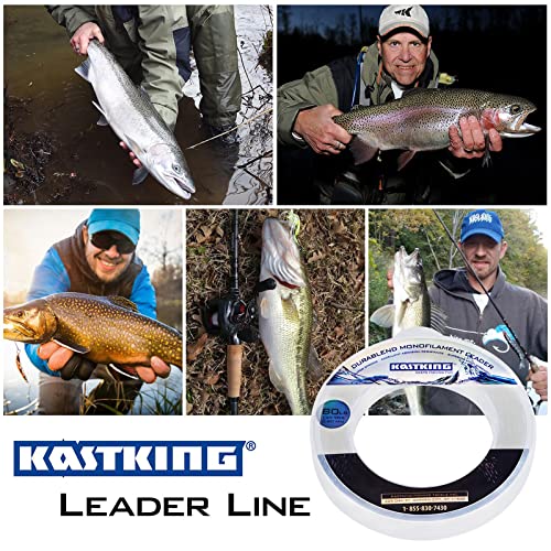 KastKing DuraBlend Monofilament Fishing Line Saltwater Leader 60 LB Clear