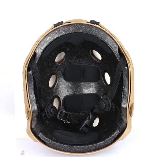 PJ Tactical Paintball Airsoft Helmet Fast Military Helmet with NVG Bracket and Side Guide Rail