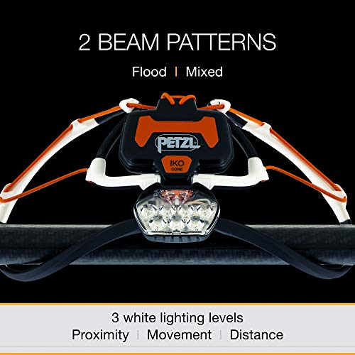 PETZL, IKO CORE Rechargeable LED Headlamp with Lightweight Headband and 500 Lumens[a]