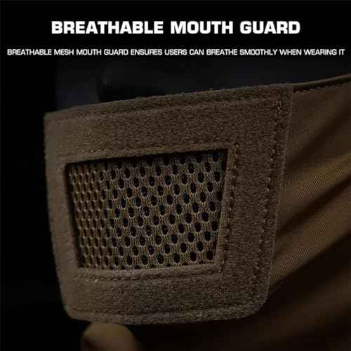 Balaclava Mesh Mask Breathable Tactical Mask Full Face Protection for Hunting Hiking Cycling