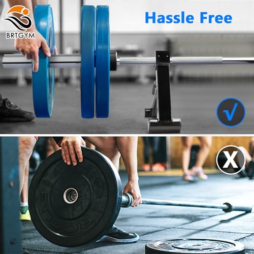 Deadlift Jack Barbell Stand - Heavy Duty Carbon Steel for 600lb Weight Plates
