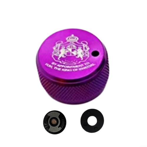 Fit For Abu Garcia Fishing Reel Brake Knob, Mechanical Spool Control Knob, Aluminum Alloy Spool Control With Internal Sound Kit Fit For 3 3.5 4 P5 Series, Fishing Reel Replacement Parts(purple)