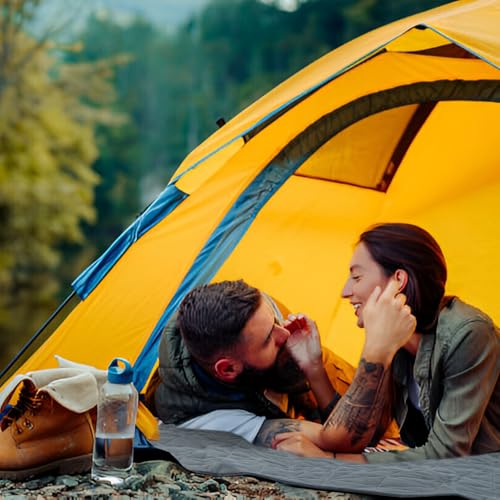 Black Large Waterproof Outdoor Blanket 80" x 58" | Thick 350 GSM Fleece, Windproof