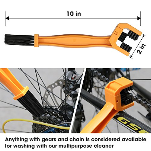 7pcs Bicycle Cleaning Tools Set - Bike Brush Kit for Mountain Road City Hybrid Bikes