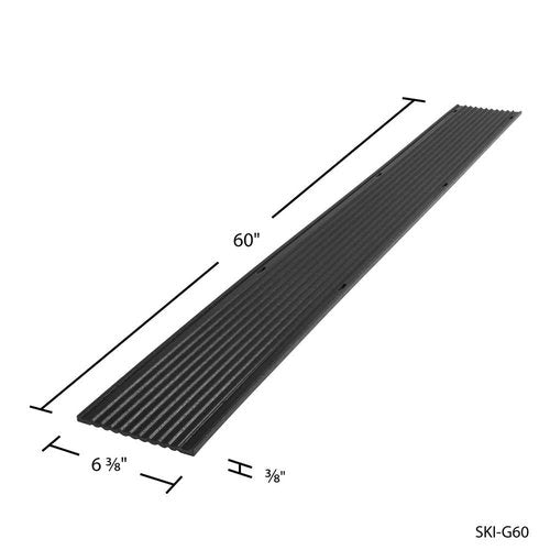 Discount Ramps 5' L Black Ice Snowmobile Ski Guides - 2 Pack
