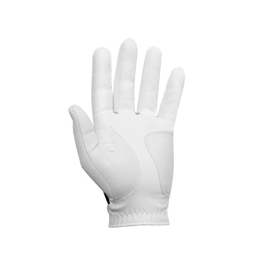 FootJoy Men's WeatherSof Golf Glove, White, Medium/Large, Worn on Left Hand