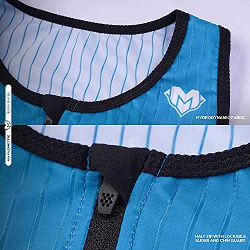 MY KILOMETRE Womens Triathlon Top Tri Singlet Racerback Performance Triathlon Top with Back Pockets