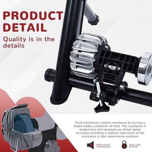 Fitvids Bike Trainer Stand Steel Bicycle Exercise Fluid Magnetic Stand with Front Wheel Riser Block,Multiple Options