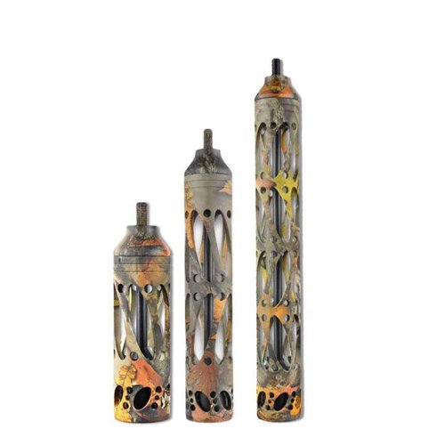 SHARROW Archery Bow Stabilizer 8inch 11inch Bow Riser Shock Absorber Dampener Recurve Bow Noise Reduction Compound Bow Accessories (Jungle camo, 8 inch)