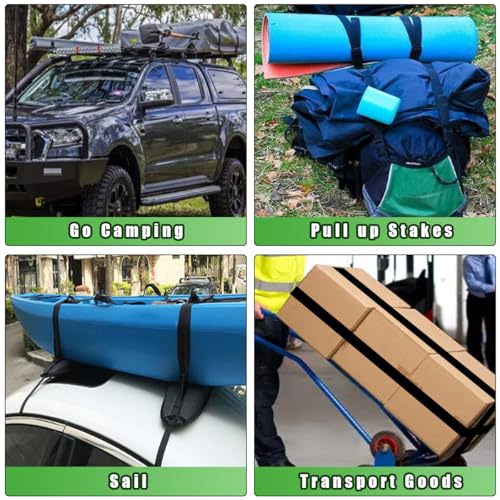 4 Pack Battery Tie Down Straps 1x4ft Adjustable Cam Buckle Lashing Kit