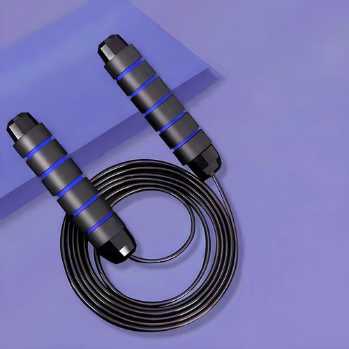 Jumping Rope With Ball Bearing, Adjustable Rope And Memory Foam Handle Are Very Suitable For Speed Training