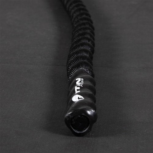 Titan Fitness Battle Rope 30ft x 2in, Poly Dacron Heavy Rope for Home Gym Conditioning Workouts, Cross-Train, Strength Training Exercises