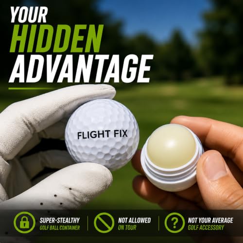 Anti-Slice Golf Ball Coating for Straighter Shots - Red