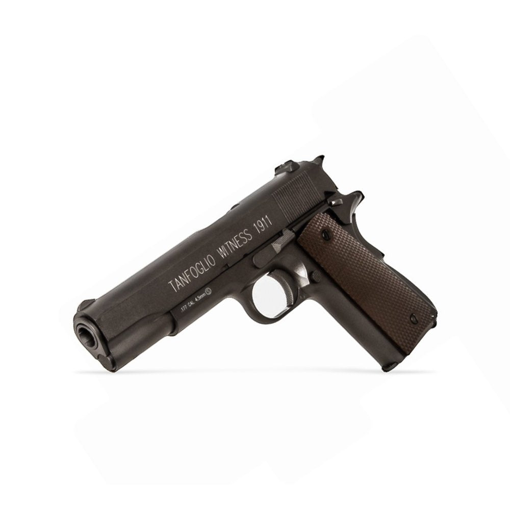 Tanfoglio Witness 1911 Full Metal Airgun .177 cal Pistol with Hop-Up and Blowback, 325 FPS