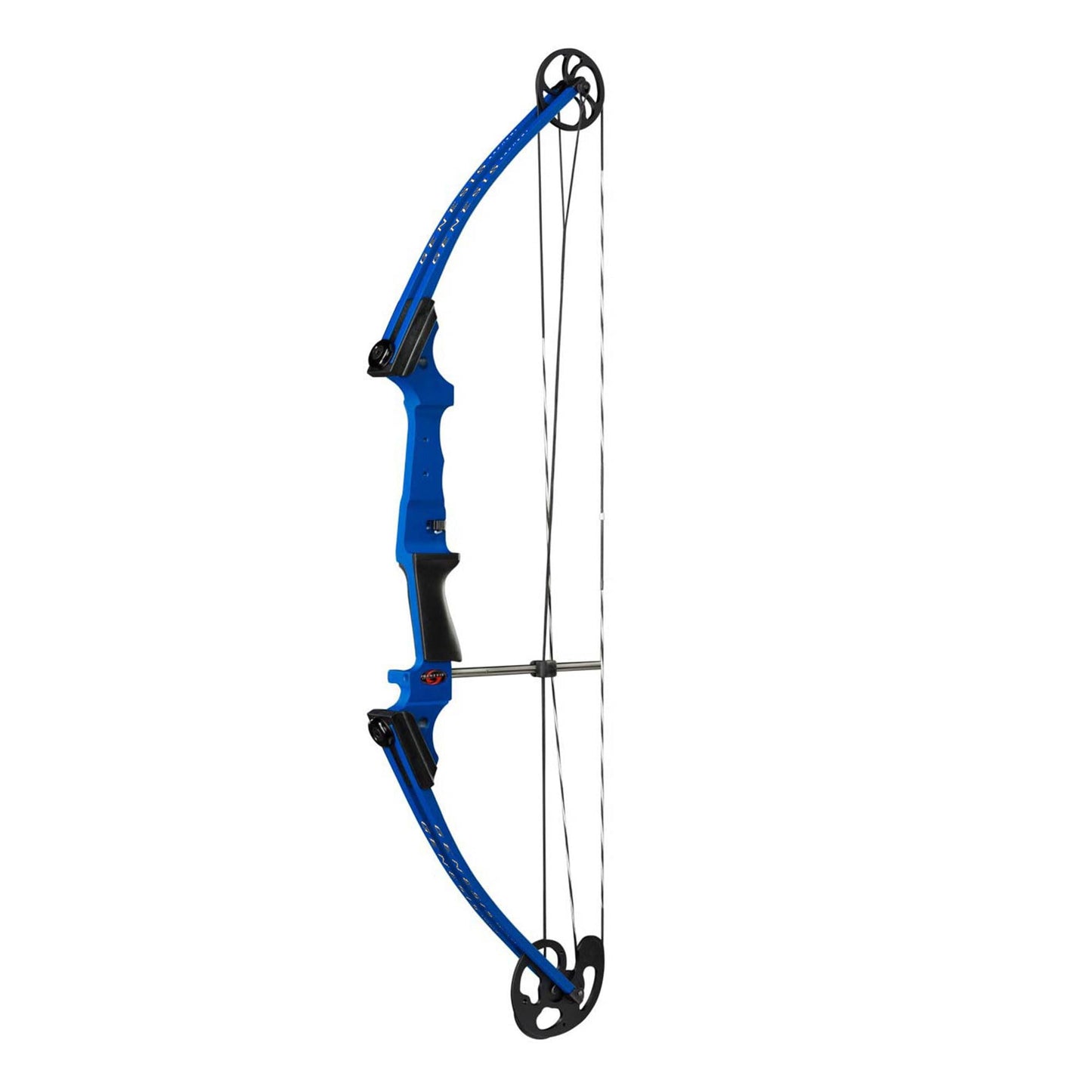 Genesis Archery Original Compound Bow with Adjustable Riser, 15"-30" Draw Length, 10-20 lb Draw Weight, All Skill Levels, Draw Hand - Right, Blue