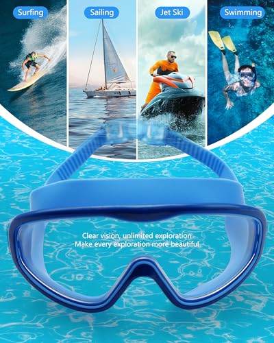 Adult Swim Goggles 2 Pack Anti-Fog UV Protection Adjustable Silicone