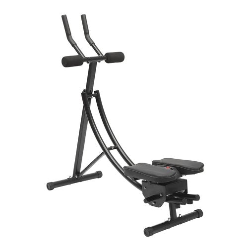 Erhdexzhg Ab Machine,Foldable Core & Abdominal Exercise Machine,Adjustable Ab Trainer Machine with Smart Screen,Abdominal Fitness Equipment for Home Gyms,0-180°Cushion Rotation Angle