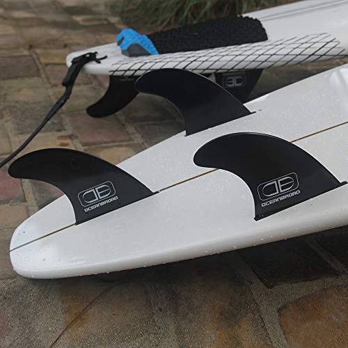 Future 437 Surfboard Fin Thruster Set - 3 Fins for Shortboard Longboard