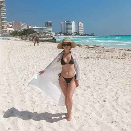 Women's 2 Piece Swimsuit Halter String Bikini Adjustable Bathing Suit