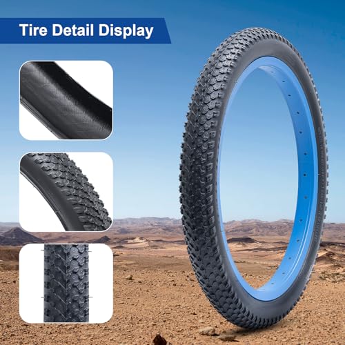 18x1.95 Bike Tire - Folding Replacement Bicycle Tire 53-355 for City & Road Bikes