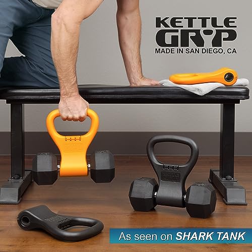 Dumbbell to Kettlebell Converter Handle - Fits Most Standard Gym Weights