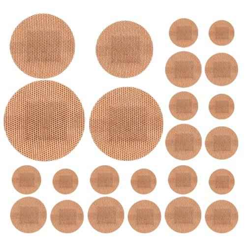 100PCS Small Round Bandages for Face, 4 Sizes Spot Bandages, Circle Bandaids for Wound Care and Hide Skin Spots Ideal for Small Incisions