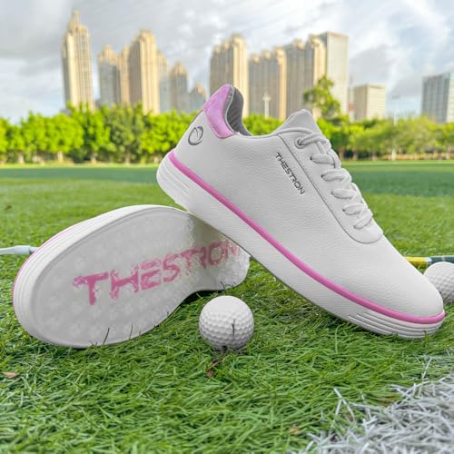 Women’s Golf Shoes Spikeless Non Slip Outdoor Sneakers Casual Sport Footwear