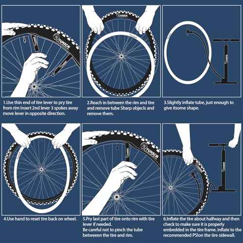 YUNSCM 2-PCS 26" Bike Tubes 26x1 3/8 AV Schrader Valve 26" Bicycle Tubes Compatible with 26x1 3-8 26 x 1 3/8 Bike Bicycle Tire Tubes