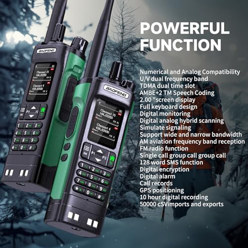 BAOFENG DM-32 DM32 DMR 10W Ham 2 Way Radio GPS Matching Writing Frequency Satellite Positioning Type-C DM32(1PC)