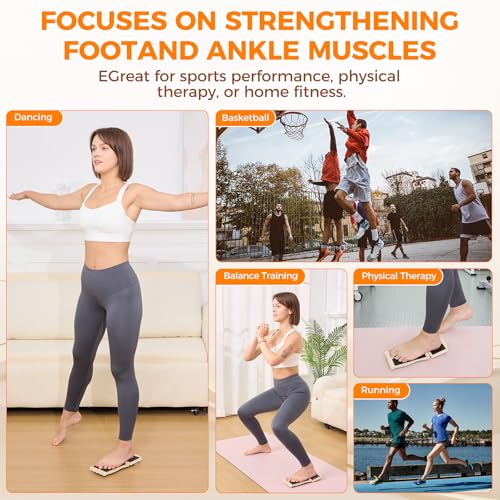 Ankle Strengthener Balance Board for Rehabilitation and Fitness