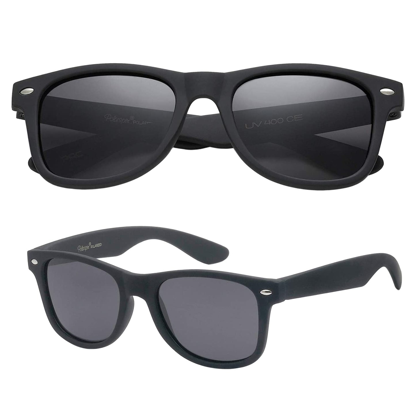 PolarSpex Toddler Sunglasses UV Protection – Unbreakable Kids Polarized Sunglasses with Case for Boys & Girls age 2-8