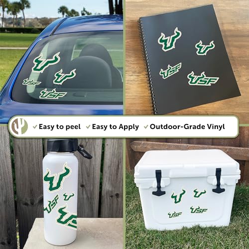 South Florida Bulls Sticker Decal 8.5x11 Inches - College Fan Vinyl