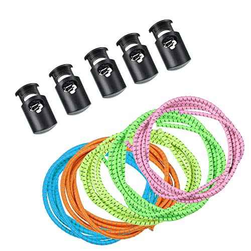 Frienda 10 Sets Goggle Bungee Straps for Swim,Adjustable Replacement Bungee Cord Swimming Goggle Strap with Lock Clamp
