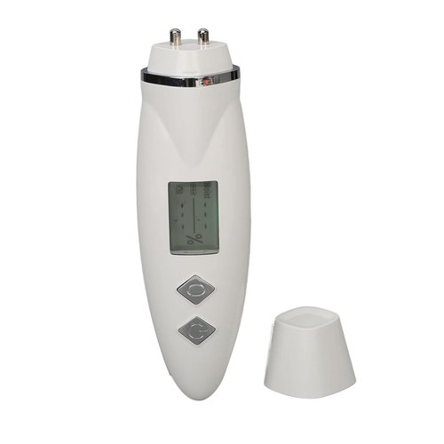 Portable Skin Analyzer, Digital LCD Display Skin Analyzer with Precision Skin Sensor, USB Facial Skin Tester for Beauty Salon, Home, SPA (White)